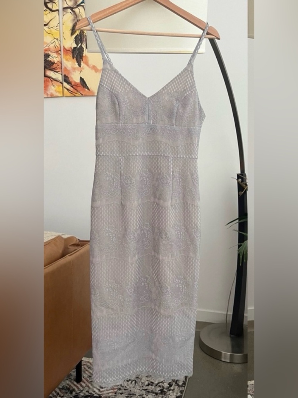 PS THE LABEL Lace Midi Dress
